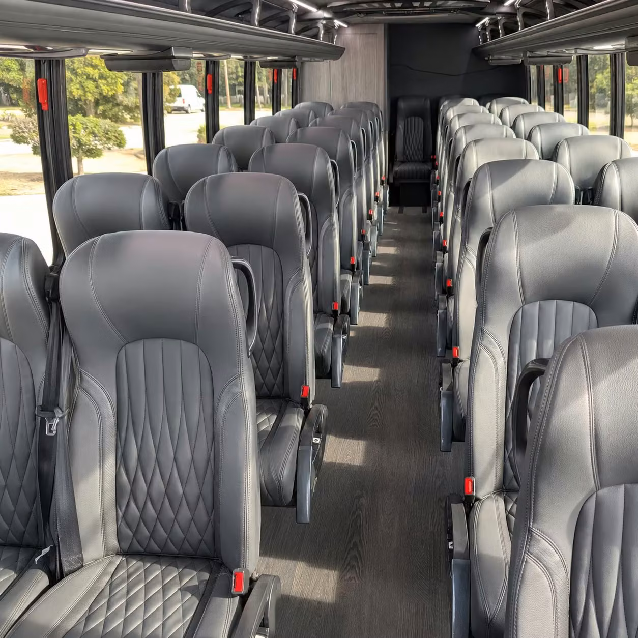 30 passenger minibus interior