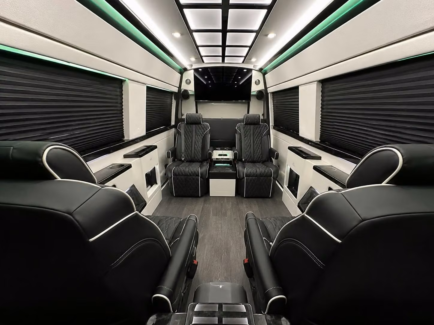 sprinter van with driver inside